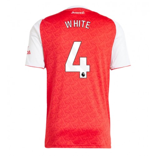 Arsenal Ben White #4 Prima Maglia 2025-26 Manica Corta Arsenal Ben White #4 Prima Maglia 2025-26 Manica Corta